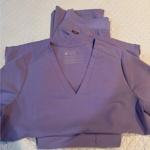 Figs Lavender Scrub Set: Small